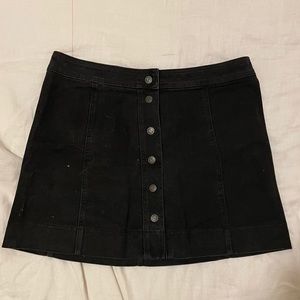 Madewell denim mini skirt
